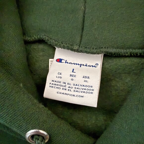 Champion Green College Sweatshirt - Picture 2 of 3
